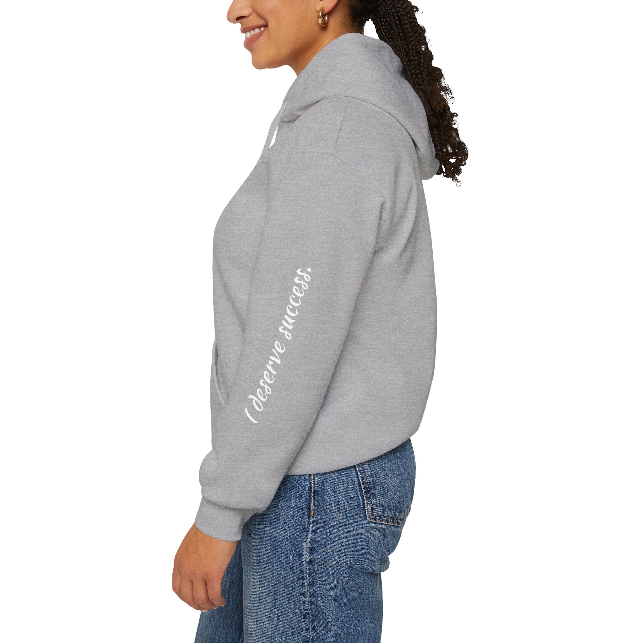 Motivational Hoodie — "Success is a series of small wins" Inspirational Hooded Sweatshirt