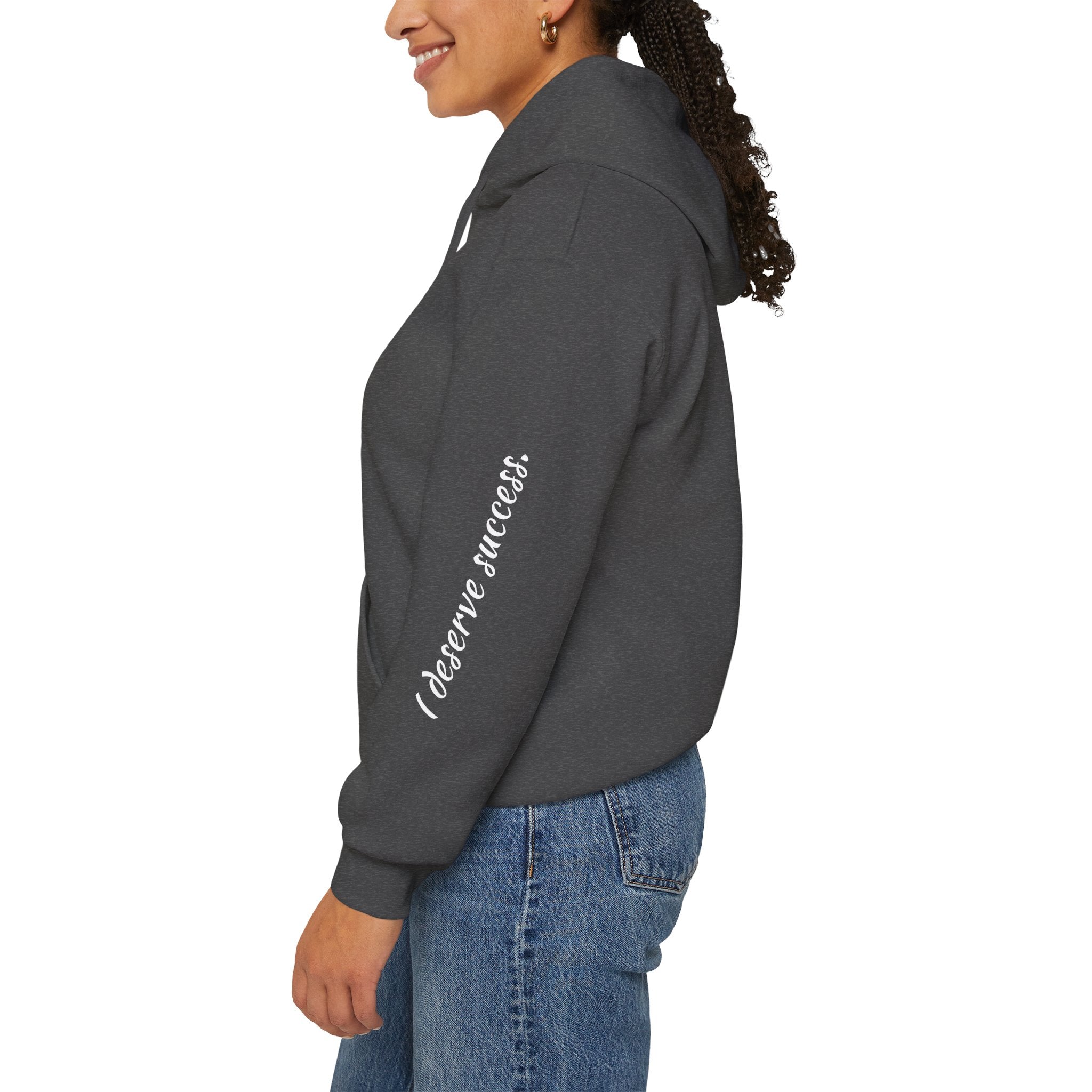 Motivational Hoodie — "Success is a series of small wins" Inspirational Hooded Sweatshirt