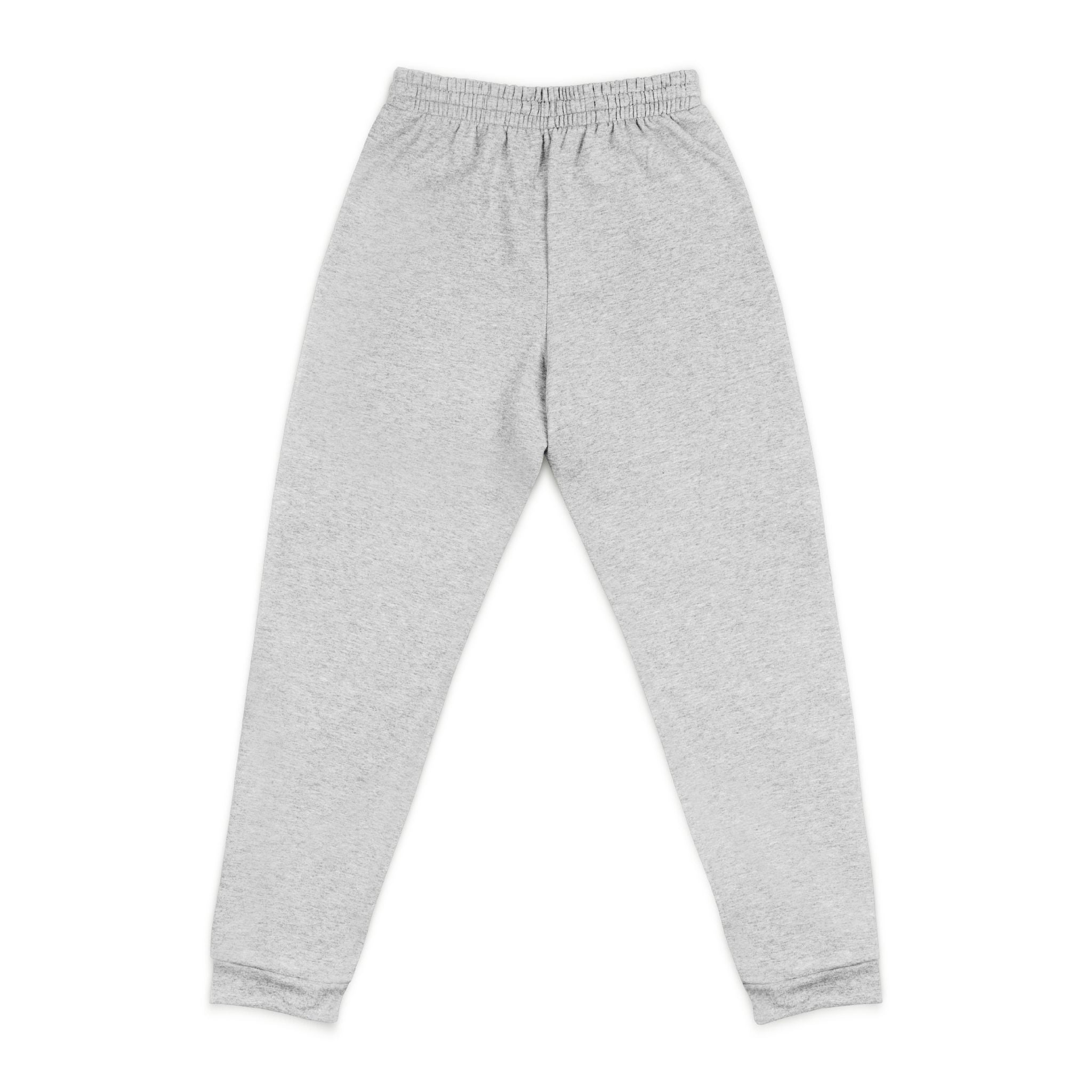 Joggers — Embroidered “Hustle.” Crewneck Lounge Pants, Soft Grey Athletic Sweatpants for Everyday Wear