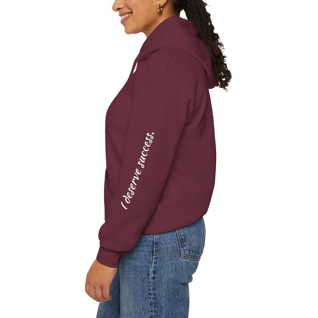 Motivational Hoodie — "Success is a series of small wins" Inspirational Hooded Sweatshirt