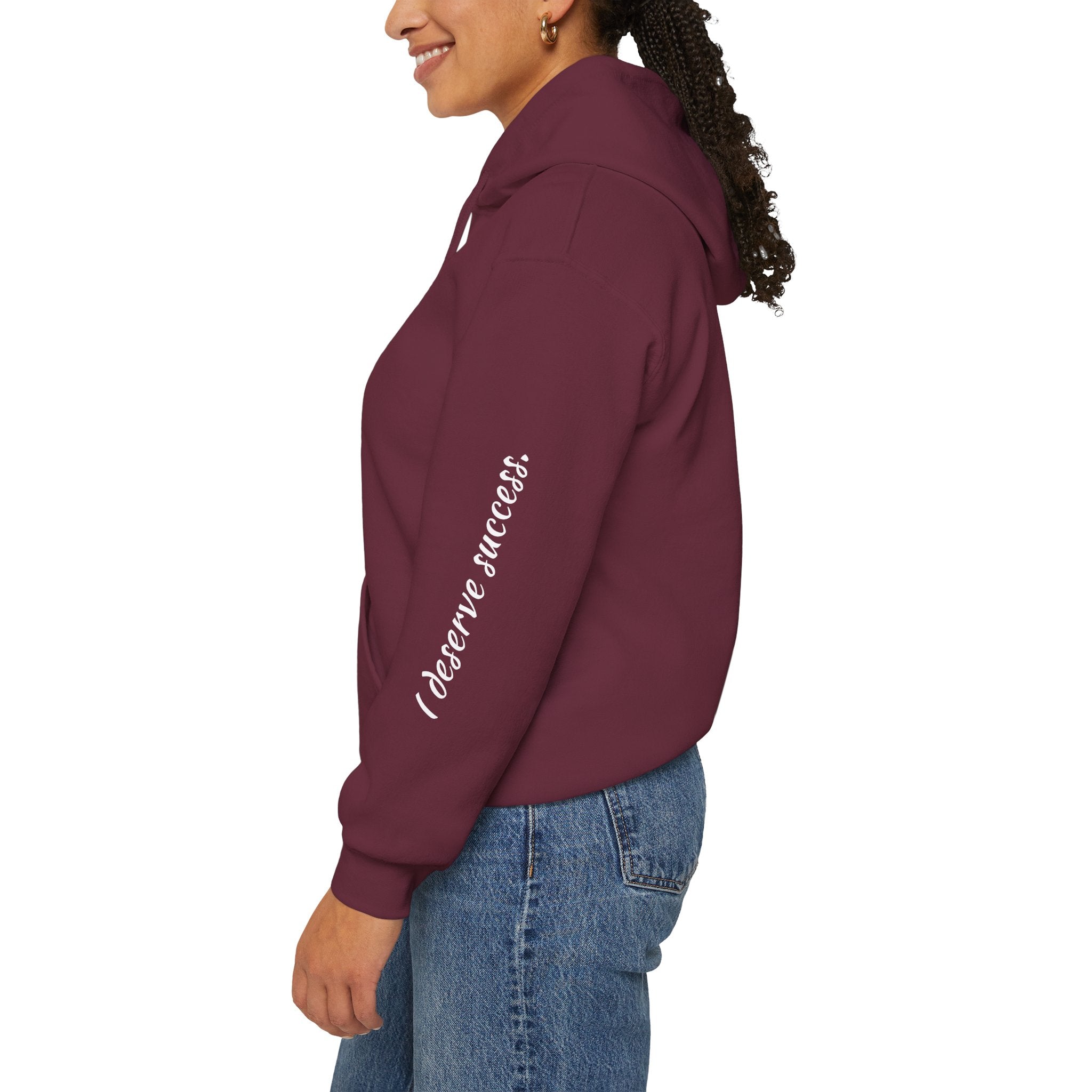 Motivational Hoodie — "Success is a series of small wins" Inspirational Hooded Sweatshirt