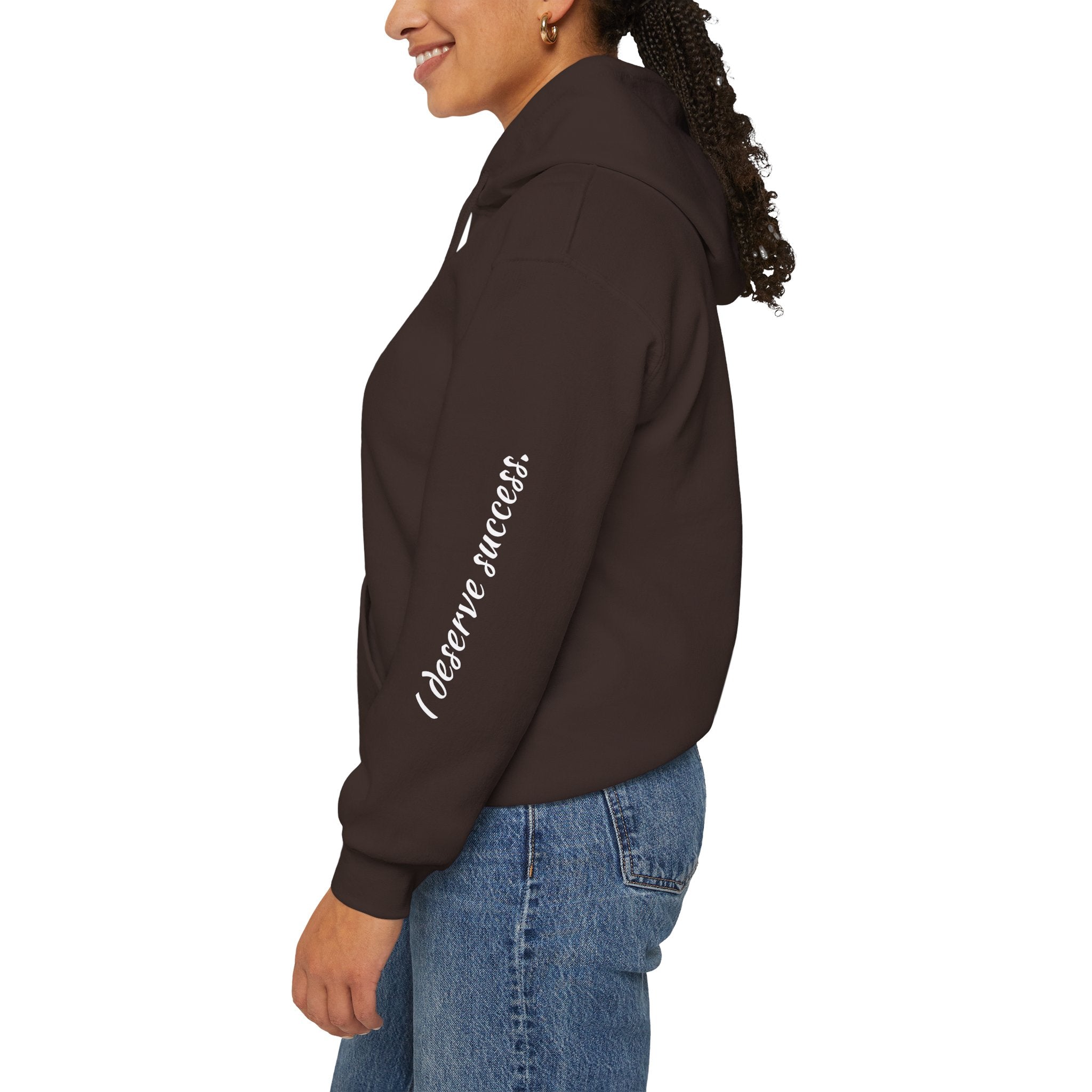 Motivational Hoodie — "Success is a series of small wins" Inspirational Hooded Sweatshirt