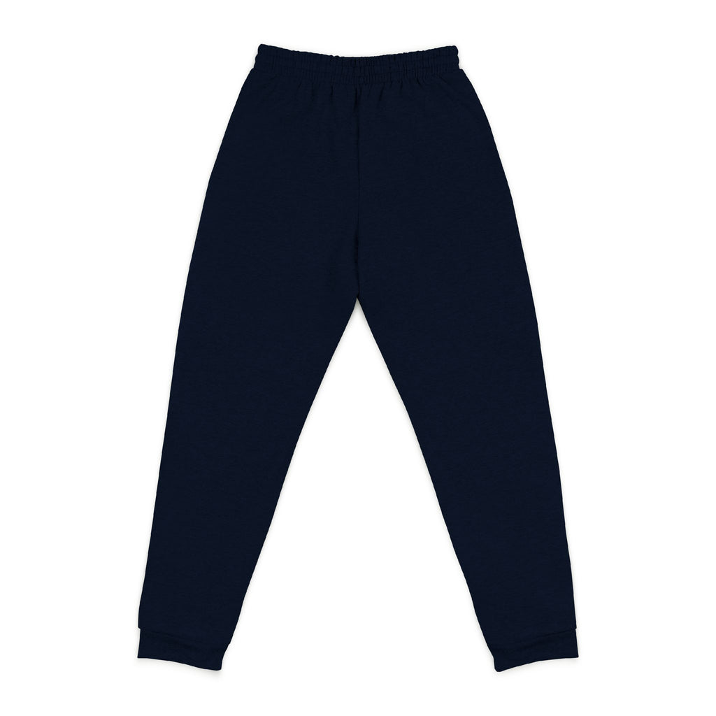 Joggers — Embroidered “Hustle.” Crewneck Lounge Pants, Soft Grey Athletic Sweatpants for Everyday Wear
